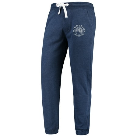 Minnesota Sweatpants - Minnesota Timberwolves Sportiqe Quincy French Terry Classic Sweatpants - Navy