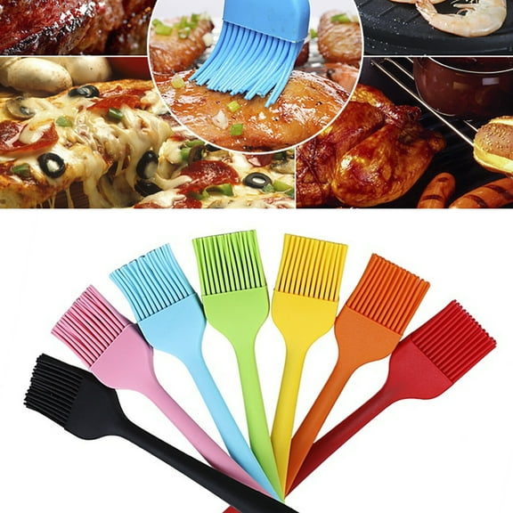 Ludlz Silicone Cooking Bakeware Bread Pastry Oil BBQ Basting Brush DIY Baking Tool