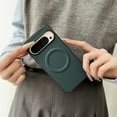 thumbnail image 5 of Magnetic For Google Pixel 10 Pro XL Phone Case,Anti-Scratch PU Leather Back,Compatible with Mag-Safe,Soft TPU Bumper Shockproof Anti-fall Ultra Slim Thin Fit Durable Phone Case,Gray, 5 of 9