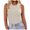 Beige, variant on HBYJLZYG Tank Tops For Women, Summer Solid Color Round Neck Pocket Sleeveless Casual Tee Tops Tank Tunic Flowy Basic Shirts
