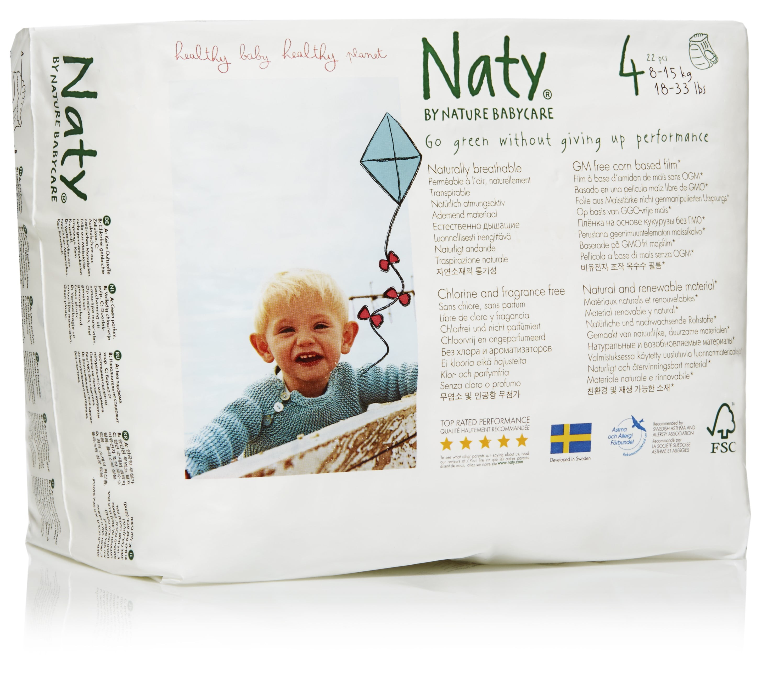 Earth Friendly BabyEco Toallitas6 X Pack