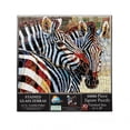 thumbnail image 3 of SUNSOUT INC - Stained Glass Zebras - 1000 pc Jigsaw Puzzle by Artist: Cynthie Fisher - Finished Size 23" x 28" - MPN# 70725, 3 of 5