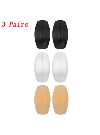 Pairs Silicone Bra Strap Cushions Holder Non-Slip Comfort Shoulder  Protectors Pads(BK,WH,Skin colors,Light skin tone)