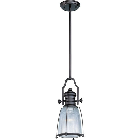 Maxim Hi-Bay 1-Light Pendant - Bronze - 25002CLBZ