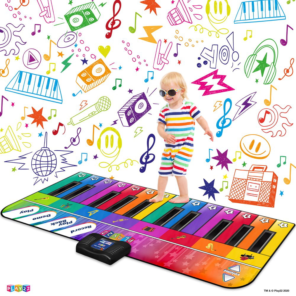 Details about   Discovery Kids Play Piano Music Mat Floor Keyboard Toddler Walking Foot Songs 