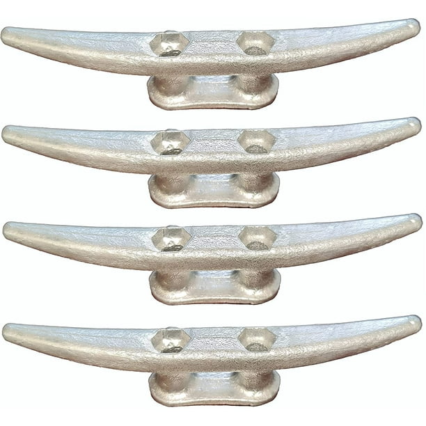 MarineNow Galvanized Iron Dock Cleat Choose Size 4", 6", 8", 10", 12