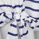 thumbnail image 4 of 1 Pieza Camiseta de Hombro Oblicua de Material Poliéster para Obtener Apariencia Casual Elegante S Macarena Blusas con hombros descubiertos, 4 of 8