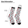 thumbnail image 2 of Fuzoiu Ladybugs And Flowers 1 Print Kids Socks For Boys Girls,Grip Crew Socks with Non Slip,Lightweight Stretch Crew Socks,Toddlers Crew Boot Socks, 2 of 5