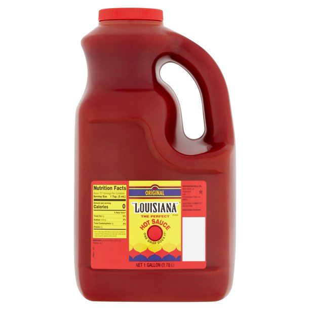 Louisiana Brand The Original The Perfect Hot Sauce, 1 gallon Walmart