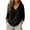 Black, variant on Feancey Women's Oversized Linen T-Shirt Breathable Long Sleeve Peasant Tops V Neck Casual Plus Size Gauze Blouse Comfy Boho T Shirts Army Green L