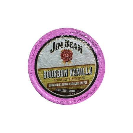 Jim Beam Bourbon Vanilla Flavored Single Serve Cups,Keurig 2.0 Compatible, 35