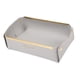 thumbnail image 1 of Bandeja de cuero Gabinete Entrada Almacenamiento Hogar Llave Monedero Caja Placa Estante Mesa Gris claro, 1 of 9