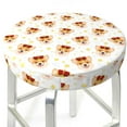 thumbnail image 3 of Naloa Funny Corgi Round Bar Stool Cushion Cover 12-14 inch, Fits Kitchen, Office, Restaurant Chairs - 13 inch, 3 of 7