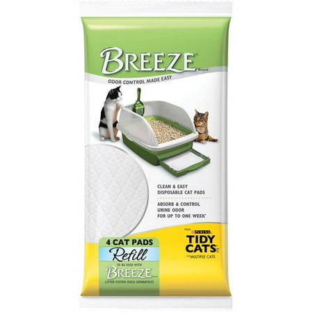 Purina Tidy Cats Breeze Pad Refills For Multi-Cats, 4 Ct.