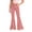 Red, variant on School Uniforms for Girls Slim Fit High Waist Pocketed Elastic Striped Print Flared School Uniform Trousers Back-To- Pants 5-6 Years