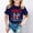 Navy, variant on Boys Girls 4th of July Shirt American Flag T-Shirts for Kids Patriotic Tee Tops Independence Day Outfit Summer Short Sleeve(Navy,10-11 Years)