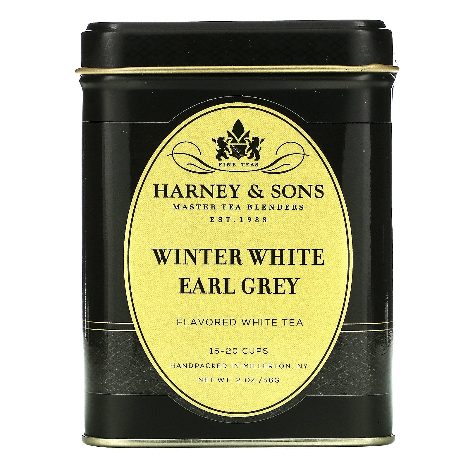 Winter White Earl Grey Tea, 2 oz (56 g), Harney & Sons