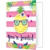 Pineapple Party Invitations, 24 Count