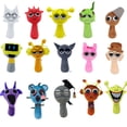 thumbnail image 2 of Sprunki juguetes de peluche juego de terror Wenda Oren Raddy Fun Bot Vineria gris Sprunki Incredibox Plushie para niños regalos de navidad, 2 of 5