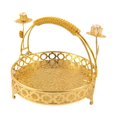 thumbnail image 2 of Baohd Luxury Serving Tray Wedding Gift Multipurpose for Table Centerpiece Kitchen Aureate Small, 2 of 8