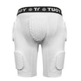 thumbnail image 6 of TUOYR Mens Padded Compression Short Football Girdle with Pads Youth Hip Thigh Butt Tailbone Protector Adult Protective Pants for Baseball Snowboard Skate Ski Kockey Cycling Baseball Rugby, 6 of 7