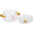 thumbnail image 4 of Shisuyan Small Glass Stew Pot with Lid Double Handle Kitchen Cookware Food Cooking Pot, 4 of 8