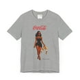 thumbnail image 3 of Classic Coca Cola Women's Relaxed Fit Short-Sleeve Crewneck T Shirt, 3 of 4