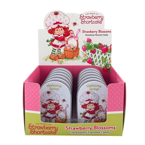 Strawberry Shortcake Strawberry Blossoms Easter Strawberry Flavored Candy, 12 Count, 1 Ounce