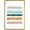 BASE20-2106-BRUSH-NA10, variant on PixonSign Framed Canvas Print Wall Art Gray, Blue, Orange, Green Stripes Abstract Shapes Illustrations Minimalism Contemporary Colorful Multicolor for Living Room, Bedroom, Office - 16"x24" Natural