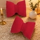 thumbnail image 5 of Lekihaqq Cotton Linen Bow Pillow Cushion Cover Sofa Lumbar Throw Pillow Insert for Home Decor Living Room Bedroom Decorative Pillows, 5 of 6
