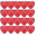 thumbnail image 3 of 100pcs Delicate Heart Shaped Food Paper Pads Cake Oil Blotting Paper Pads, 3 of 8