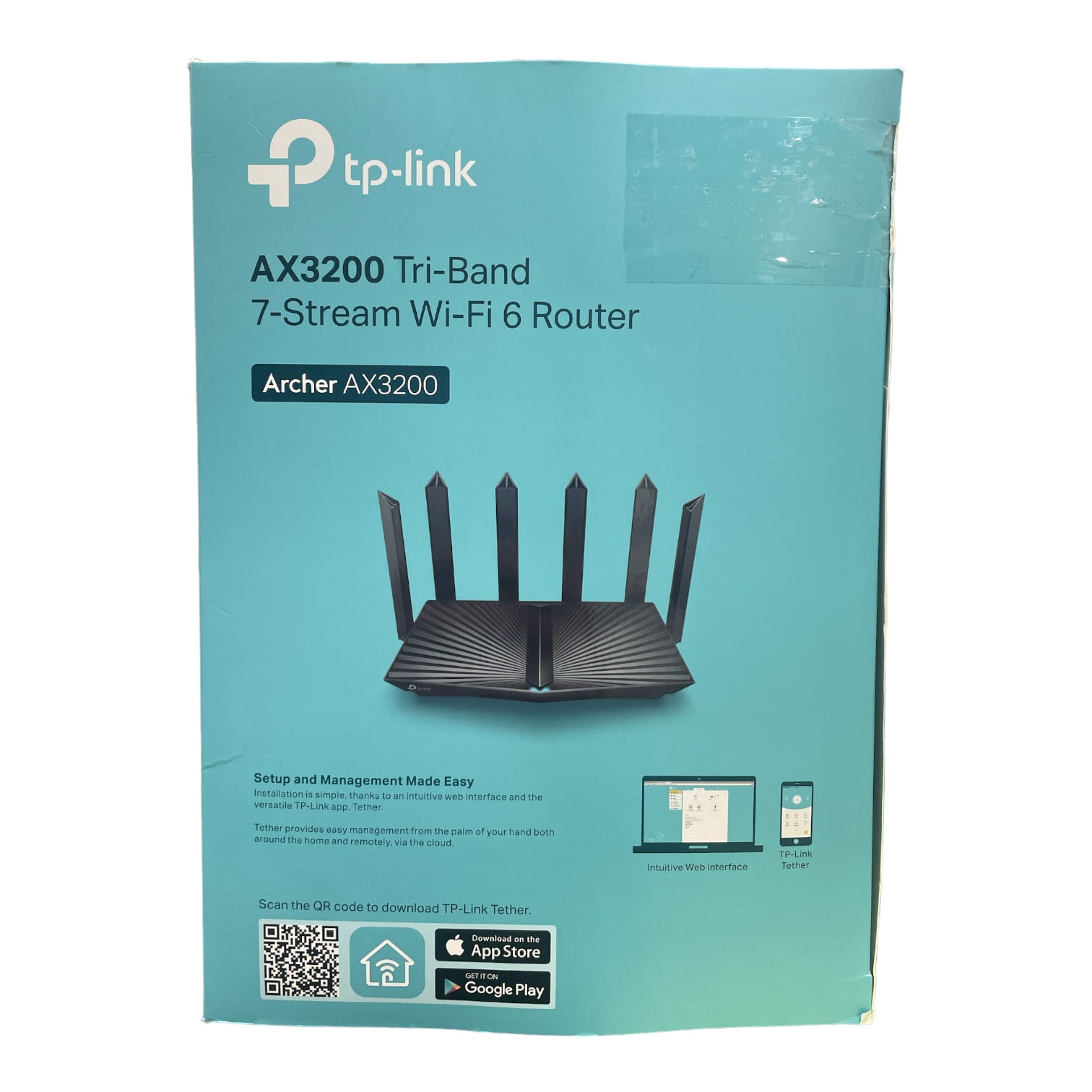 Routeur WiFi 6, Routeur WiFi AX 3200 Mbps bi-Bande, WiFi 6, 5