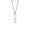 Silver Letter D, variant on Initial Necklace for Men A-Z Pendant Stainless Steel Square Dainty Personalized Statement Alphabet Chain Simple Cool Letter Jewelry Silver Letter A