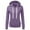 Purple, variant on Womens Casual Hoodies Sweatshirt Patchwork Coat Ladies Hooded Blouse Pullover Yellow,XL