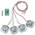 thumbnail image 2 of HX711 Module, 4Pcs 50Kg Half Bridge Strain Gauge Weighting Sensor Set, with Bridge Pressure Sensor, for Electronic Scales, 2 of 7