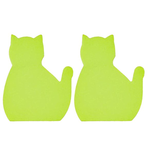 Harpily Sticky Note Sticky Notes, Self-Adhesive Stickers Removable Stickers-Pack Special Shapes One Size Green
