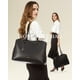 thumbnail image 2 of Bolsa de mano para portátil LOVEVOOK de 43 cm para mujer, negra, impermeable, 2 of 8