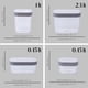 thumbnail image 4 of Contenedores de Plástico Hermeticos ColorHome 12 Pzas 1 litro 2.3 litros 0.45 litros, 4 of 7
