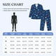 thumbnail image 4 of Balery Space Pijama para Hombre de Dos Piezas con Manga Larga, Conjunto de Dormir y Descanso Suave con Bolsillos-Medium, 4 of 7