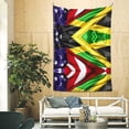 thumbnail image 4 of Tapestry Wall Hanging Jamaica America Tapestries For Bedroom Aesthetic Home Wall Dorm 60 X 80 Inches, 4 of 6