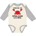 thumbnail image 3 of Inktastic Someone on Topsail Island Loves Me Boys or Girls Long Sleeve Baby Bodysuit, 3 of 5