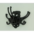 thumbnail image 2 of Crochet de Mur Pivotant en Fonte Noire et en Acier Inoxydable, 2 of 4
