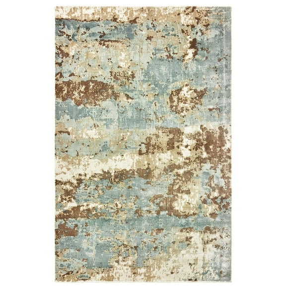 Oriental Weavers FORMATIONS Blue 2' 6 X 10' Area Rug