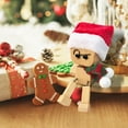 thumbnail image 4 of Wiggle Wooden Figurine | 12 Magnetic Facial Expressions | Funny Dashboard & Desk Decor（C 1PCS）, 4 of 6