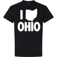 thumbnail image 3 of Inktastic I Love Ohio with State Silhouette T-Shirt, 3 of 5