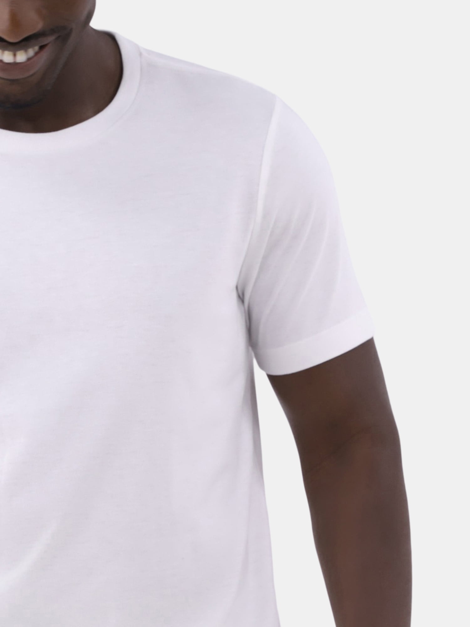 George Men's & Big Men's Classic Fit 3-Pack Crewneck Tee with Short Sleeves, Sizes XS-3XL