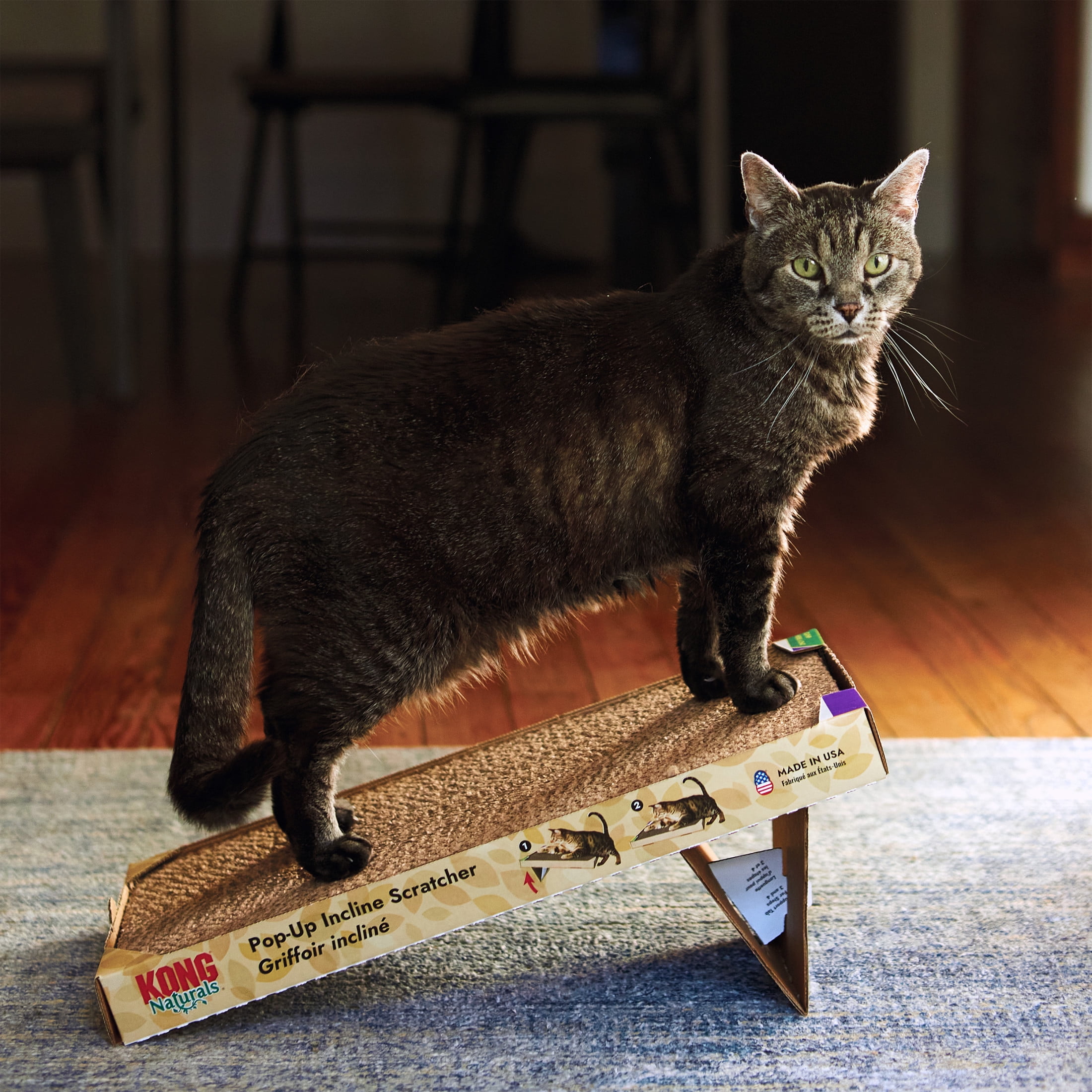 KONG® Naturals Pop-up Incline Cat Scratcher