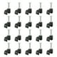 thumbnail image 1 of Clips de Cable con Clavo de Acero, Paquete de 200, Clips de Cable de Plástico de 4mm/0.16", Clips de Cable Ethernet con Clavo, 1 of 6