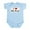 Sky Blue, variant on - I Love My Papi Infant Bodysuit - Baby Light Bodysuit, Size Newborn - 24 Months