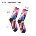 thumbnail image 3 of Pofeuu Rainbow Poodle Urban Street Print Crew Socks, Adult Running Hiking Socks for Youth and Adult, 3 of 7